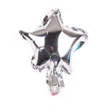 파티샵 은박별풍선 5인치 (10개입) 12cm, 실버
