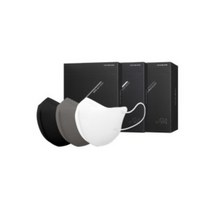 참존 톤업핏 블랙라벨 마스크 대형 KF94, 10개입, 5개, 레인블랙