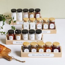 우디홈 양념통 세트 정리대 선반 우드 주방 유리 트라이탄 원목 소스병 후추통, 5. 투웨이캡 트라이탄_소 [5P] SET