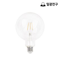일광 LED 필라멘트 전구 6W G125 전구색, G125-6W 전구색_오렌지빛