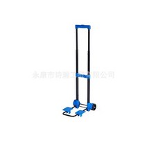 30kg 헤비 듀티 접이식 핸드 풀 휠 쇼핑 트롤리 트럭 배 로우 여행용 수하물 휴대용 가정용 캐리어, 한개옵션1, 01 파란