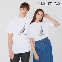 [NAUTICA] 노티카 클래식 로고 반팔티셔츠 화이트