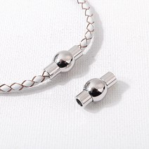 [9-462-02]가죽마감장식3mm용 우주선바자석 15x7mm OR 1쌍