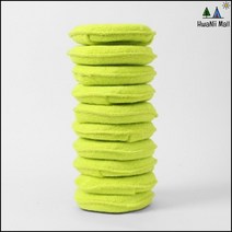 차량 광택내기 극세사 왁싱 패드 10P 세차타월