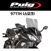 [PUIG 9711] KAWASAKI NINJA 650 (17-19) 레이싱 스크린 9711 퓨익 가와사키 닌자650 윈드스크린, 9711W(클리어)