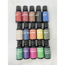 캔들 고농축 지용성 액체 염료 20ml 색소 11종 세트 향초 만들기 (스포이드 포함)