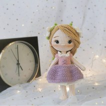 DIY 수제 코바늘 인형 털실 뜨개질 디즈니 공주 왕자, 수량개, DIY - 라푼젤(종이도안 포함)