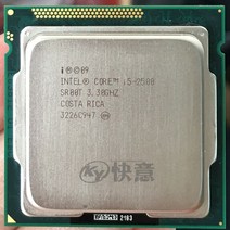 파워딜 인텔 코어 i5-2500 i5 CPU 프로세서 쿼드 (3.3Ghz /L3 = 6M/95W) 소켓 LGA 1155 데스크탑 작동 100%, 한개옵션0