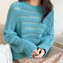 아모르데이 여성용 페론스카시 라운드 니트