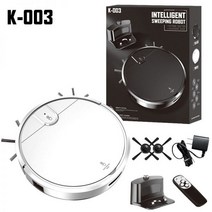 Keledi K003 완전 자동 충전 흡입 청소 및 걸레질 통합 걸레질 및 진공 청소 기능이 있는 청소 로봇 홈 회사, 흰색 2