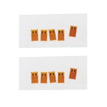 10pcs/lot BF350-3AA 저항성 스트레인 게이지 350 Ohm 고정 정밀 안정성 온도 압력 센서 부하 셀에 대한 크리프 보상, 하얀색