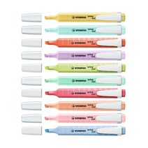 [10개입] 스타빌로 스윙쿨 파스텔 하이라이터 형광펜 SWING COOL, 10개입 x 체리블로섬(150)