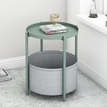 모서리서랍장 삼각틈새코너장 코너수납장 북유럽 심플 사이드 테이블 모던한 미니멀리스트 소형 커피 거실, 한개옵션1, 09 C-Green table