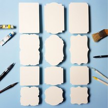 종이타일 액자 캘리그라피 젠탱글 수채 일러스트 드로잉 두꺼운종이 카드지 종이 카드 용지 만들기 메시지 축하 생일 감사, 9x9F 10장