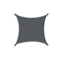 방수 파라솔 그늘 항해 캐노피 캠핑 큰 천 야외 걸이식 정원 테라스, 11 Dark gray_05 3X3M
