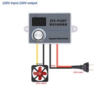 2023 ZFX P007 무단 변속기 방수 500W AC 교류 220V 속도 조절기 제어 거버너 스위치, 한개옵션0