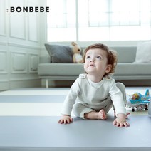 국민 아기매트 본베베 유아 국민 거실 폴더매트, 라이트그레이