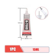 에폭시레진 1/3/5PCS B7000 접착제 에폭시 수지 수리 핸드폰 터치 스크린 액체 쥬얼리 공예 15/25/50ML, [01] 1PC 15ML