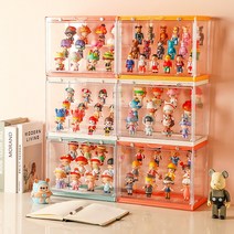 레고 플레이모빌 엔젤 인형 보관함 아크릴 진열장, 큰 주황색 301723cm