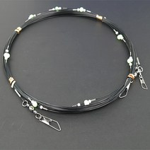 M4-M5 선상갈치채비 구슬형 블랙라인 기둥줄, M4-기둥줄 구슬 8단230 블랙