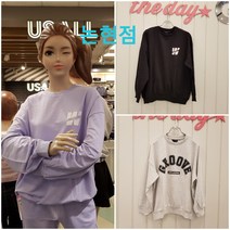 [더데이걸] 논현점 ##### 뽐나 셋업 맨투맨 #### 박시핏 ###심플한 ###가을맨투맨 ### 초등여아