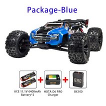ARRMA KRATON RC 전기 리모컨 오프로드 모델 자동차 몬스터 트럭 성인 6S ARA8608V5 1/8 4WD 2.4GHz, Package - Blue