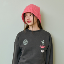[샐러드볼즈] SYMBOL KNIT BUCKET HAT [PINK]
