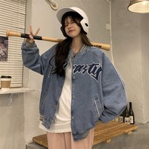 여성 바시티자켓 레트로 여자 야구 점퍼 루즈핏 항공 과잠 유니폼 22FW