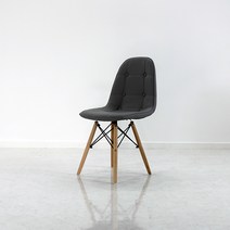 다윈트레이더스 에펠체어 고급형 버튼 디자인의자 카페 인테리어 체어 업소용 식탁의자 인테리어의자, 그레이 1개(개당28900원)