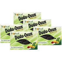 Dudu Osun 아프리카 블랙비누 5 x 150g, 단일