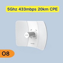 Tenda 야외 CPE 파이 라우터 O8 5Ghz 433mbps Acsses 포인트 안테나 리피터 장거리 무선 AP 브리지, Original EU Plug_O8 433mbps (2