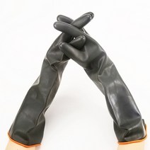 세차할때 롱장갑 검정 45cm 롱 작업용 세차 고무장갑 미디어나무, 검정장갑(양손), 검정세차장갑(양손)