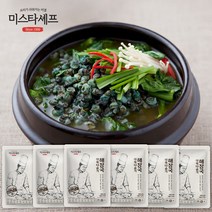 미스타셰프 아욱다슬기해장국 500g 6팩, 6개