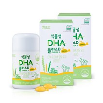 함소아 식물성 DHA 플러스D 90정, 72g, 2개
