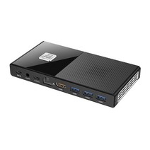 M6 포켓 미니 PC 11 세대 펜티엄 N6005 셀러론 N5105 윈도우즈 DDR4 2933MHz 휴대용 컴퓨터 2500M LAN 4K, 01 Pentium N6000_03 UK, 02 16GB DDR4 No Storage