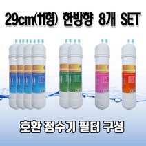 sk매직 wpu-8215f 정수기필터 호환 교체 29cm 한방향1년셋N, 1개, B타입