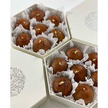 곶감단지상자 선물상자 기념품 베이킹 포장 전통, 흰색 질감의 다각형 선물 상자 5개 23x20x5.5