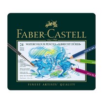 파버카스텔 전문 수채 색연필, 24색, 1개