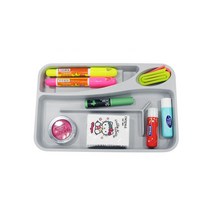 펜트레이 펜접시 필기구트레이 펜받침대 그레이 1P