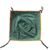 퀵 타프 라운지 어닝 파이어 쉘터 캠핑윈드스크린 tent tarp 지붕 커버 비치 경량 피크닉 태양 보호소 방수 천 천막 캐노피 야외 캠핑 휴대용 여행 안티 uv, 초록
