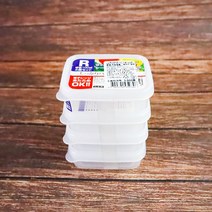 리빙서플라이 일본 나카야 밀폐용기 미니사각 R 4P, 단품, 단품