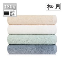 송월 라이트 무지 순면 행사 답례품 기념 수건 인쇄, 아이보리