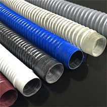 후렉시블덕트 유연한 PVC 덕트 호스 목공 연기 먼지 추출 산업용 진공 청소기용 환기 직경 40-400mm 1m, Dia. 350mm