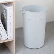 원형 휴지통 화장실 방 인테리어 라운드 미니 종량제 쓰레기통, 7리터, 1개