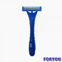 ForU512 국산 고급 중날 휴대용 면도기 다회용 40개 일회용 3날면도기, 상세페이지 참조