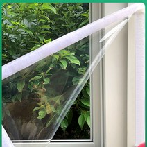 베이리인스 창문방풍비닐 바람막이 벨크로 방한비닐, 화이트