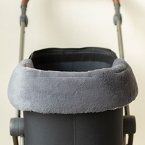 해리스펫 반려동물 유모차 컴포터 쿠션 가드 빅토리아코코 시리즈, 블랙빈그레이