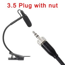 강의용무선마이크 무선기가폰 강의용마이크 im-20 3 핀 4 핀 미니 xlr 플러그, 너트 포함 3.5mm