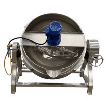 식품 혼합기 전동 교반기 볶음기 회전국솥 업소용, 상세이페이지 참고, 기울일 수 있는 재킷 냄비