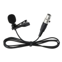 무선 마이크 XLR 3 핀 커넥터 라 발리에 마이크, 금속 클립, 블랙, 다른